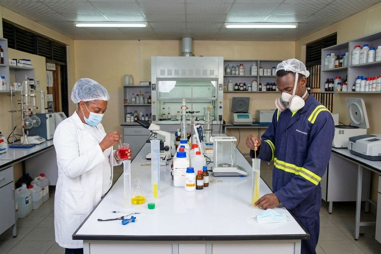Echostar laboratory — precision chemical formulation
